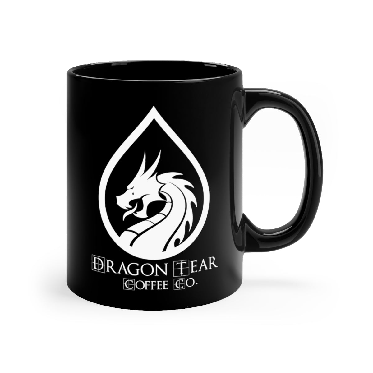 Creature Cups Dragon Cup 11 Ounce Black