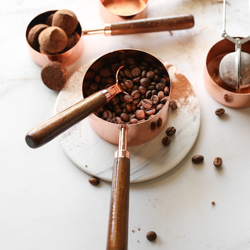 Rose Gold Measuring Cups and Spoons