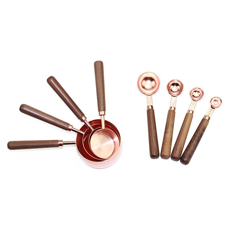 Rose Gold Measuring Cups and Spoons