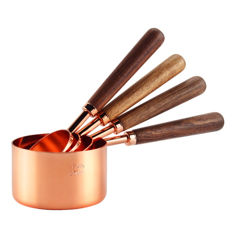 Rose Gold Measuring Cups and Spoons