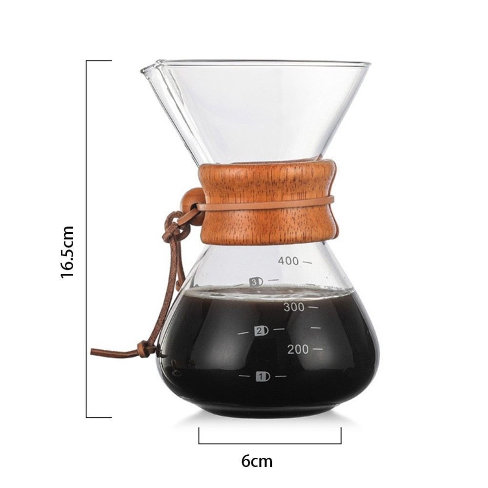 Glass Pour Over Coffee Maker