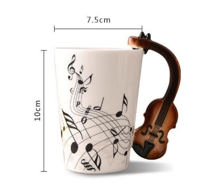 Music mugs! Many instruments to choose.