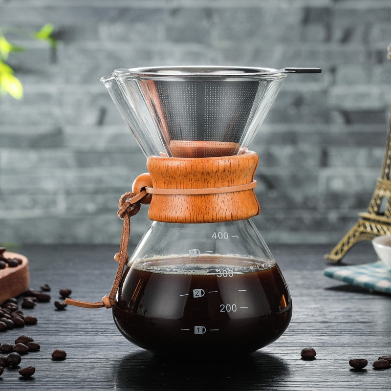 Glass Pour Over Coffee Maker