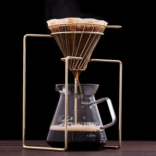 Geometric Pour Over Coffee Filter Stand