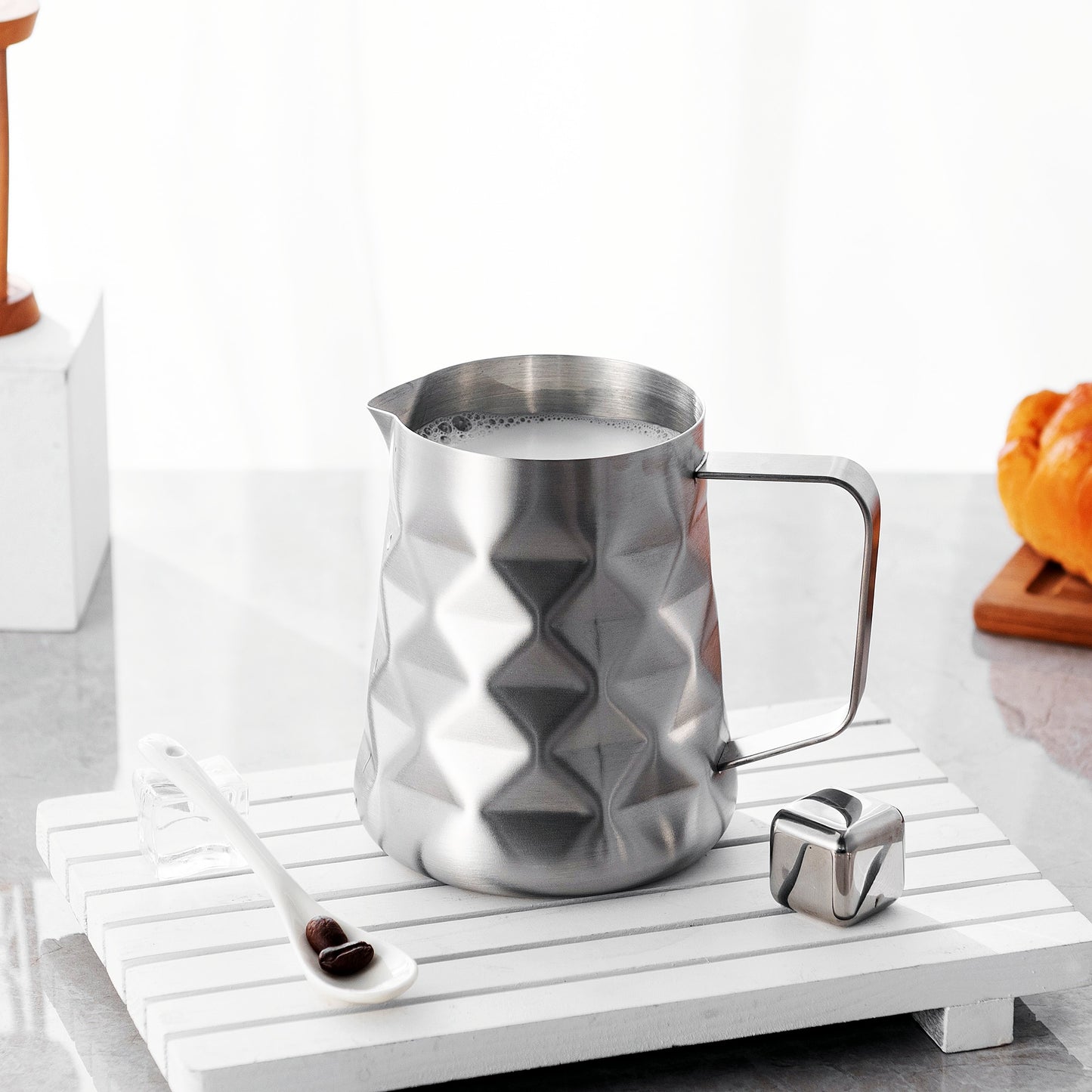 Prismatic Milk Frothing Pitcher