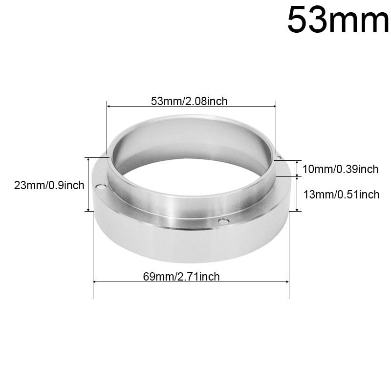 51mm/53mm/58mm Coffee Barista Espresso Flat Tamper Base Press Mat Dosing Ring Coffee Basket Portafilter Holder