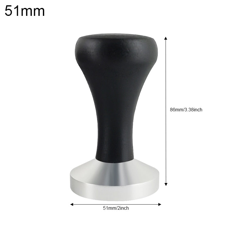 53mm Espresso Tamper 51MM 53MM 58MM Flat 53mm Espresso Tamper Base Press  Barista Espresso Coffee Tamper With Silicone Mat Dosing Ring Powder Cup  230324 From Ning010, $8.3
